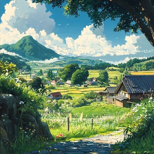 田园风光 静谧美好的乡村景致