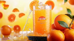 新鲜橙汁 开启活力好滋味