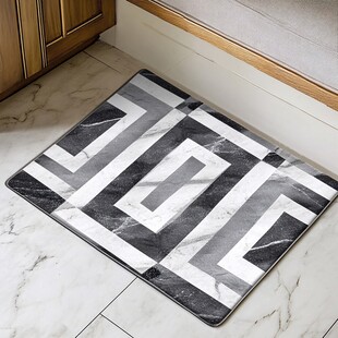 几何图案厨房防滑地垫