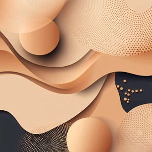 抽象几何渐变流体背景图