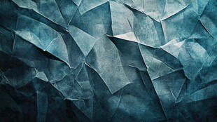 蓝绿色褶皱纸张纹理背景