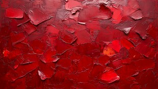 红色剥落漆皮纹理特写