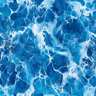 蓝色海浪纹理背景图案