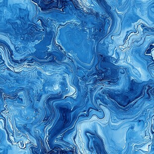 蓝色流体艺术纹理图案