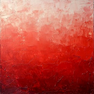 渐变红色立体纹理抽象画