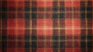 复古红黑格纹布料纹理