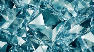 璀璨蓝晶钻石纹理背景图