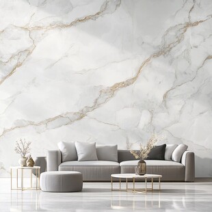 轻奢大理石客厅墙面装饰