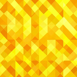 亮黄色几何拼接背景图案
