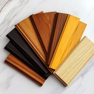 多样色彩木纹装饰线条展示