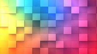 多彩方块渐变背景图