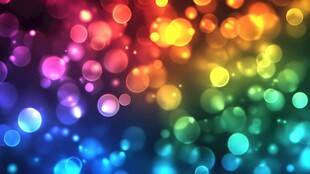 梦幻多彩光斑背景图