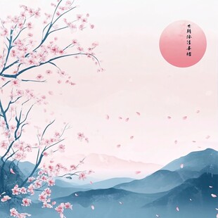 春日山景 繁花与明月共赏