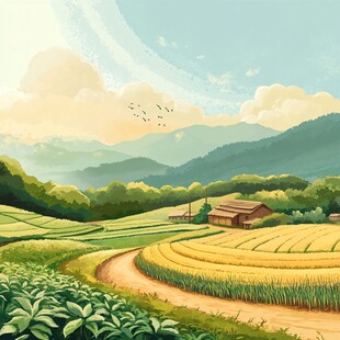 田园风光 乡村美景如画