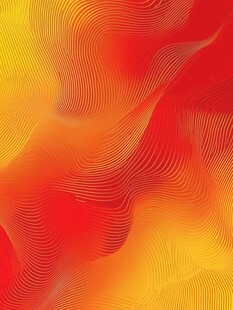 渐变动感红黄线条背景图
