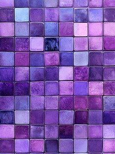 紫调马赛克瓷砖纹理图案
