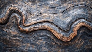 扭曲木纹 独特自然纹理