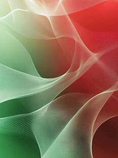 红绿渐变动感线条背景图