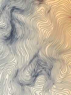 渐变线条抽象纹理图案