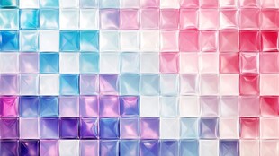 彩色立体方块拼接背景图