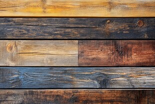 复古多彩木板纹理背景