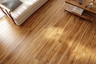 简约客厅木地板温馨场景