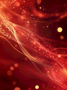 红色梦幻流光背景图