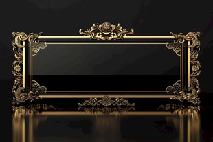 金色华丽相框 彰显高贵质感