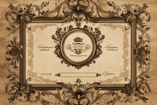复古华丽欧式花纹装饰边框