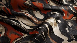 抽象波纹纹理艺术图案