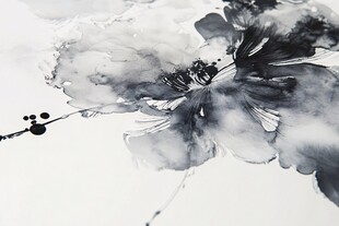 水墨花卉图