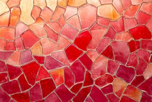 多彩碎瓷马赛克墙面纹理