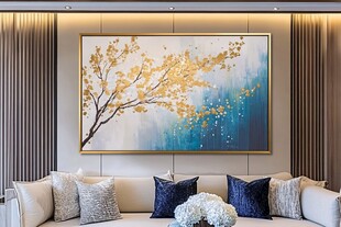 客厅装饰画营造优雅氛围