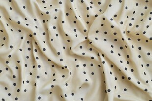 米底黑点波点布料纹理