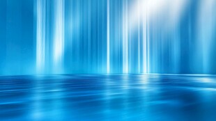 梦幻蓝色光影背景画面