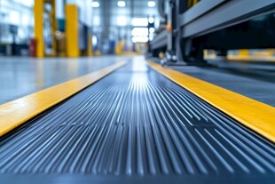 工厂内的防滑地面