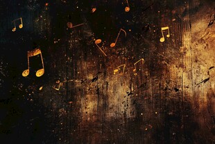 复古风音乐背景图