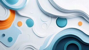 创意立体几何抽象背景图案