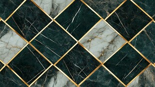 墨绿金框大理石瓷砖纹理