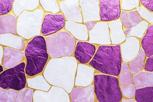 紫白拼接马赛克瓷砖纹理