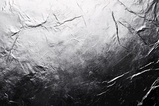 银箔褶皱纹理背景图