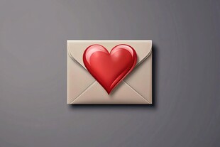 爱心信封 传递浪漫情意