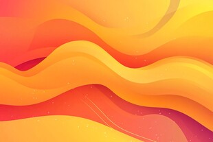 绚丽渐变波浪背景图案