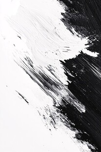 黑白笔触抽象艺术纹理