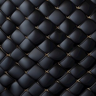 黑色菱格纹皮革纹理背景