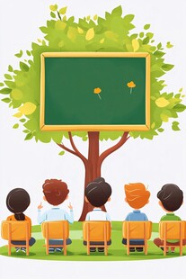 树下课堂 孩子们的求知时光