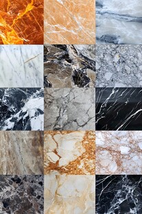 多样大理石纹理精美展示