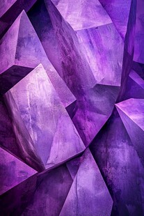 梦幻紫色几何晶体纹理