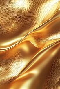 金色波纹质感奢华背景图