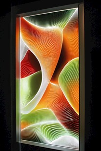 抽象动感色彩艺术装饰画